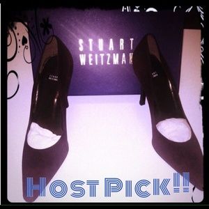 🎉Stuart Weitzman Burgundy Suede Shoe used